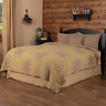 53412 Unspecified Country Log Patchwork Cabin Rustic Star Quilt Set King
