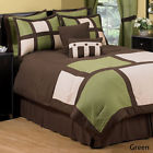 53fj Miranda Piece Comforter Set In Green Full 680034298842