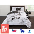 554396153 Casa Paris Jadore Bedding Comforter Set Black White Bed Pillow