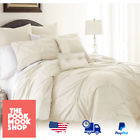 556678146 Pct Home Collection Ella Embellished Comforter Set Beige Sand Textured