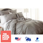 556678217 Pct Home Collection Ella Embellished Comforter Set Gray Textured Bedding