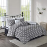 5ds10-0174 Design Marseille Reversible Paris Printed Comforter Set Full 086569114181