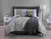 Ver-6cs-king-gh-gy 6-piece Geneva Home New Vera Comforter Set Grey Yellow King 841323108437