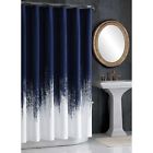 600185301017 Vince Camuto Lyon Brushstroke Printed Shower Curtains