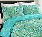 606034948310 Unbranded Blue Green Comforter Set Full Queen Size