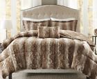 606034948334 Unbranded Brown Comforter Set Full Queen Size Soft 606034948334 Unbranded Brown Comforter Set Full Queen Size Soft