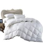 60737 Luxury Comforter Goose Down Duvet Insert Cotton Fabric 689526760737