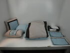 60888.7q.80 Safdie Palazzo Comforter Set Piece Queen Powder Blue