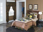 61182 Queen Deere Comforter Plaid John Traditionaltractor