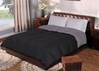 615031020127 Superior Black Gray All Season Reversible Down Alternative