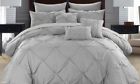 618194797219 Chic Home New Or Pc Sabrina Pinch Pleated