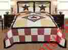 62856 Western Bedding Set 3pc Lone Star Cabin Lodge Full Queen Checker New 049047362856