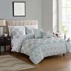 63237245 Beyond Value Meridian King Comforter Set Mint 038992920419