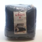 I3331 636193257398 Martha Stewart Whim Reversible Steel Blue King Comforter
