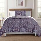 637581 Microfiber Comforter Set Twin Xl Floral Fitted Flat 7110106637581