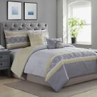 64250526 Valentino Geometric Medallion Reversible Comforter Set 800014145786