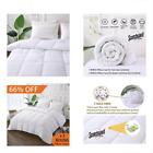 653391487563 Decroom White Comforter Twin Size Down Alternative Quilted