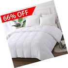 653391488010 Decroom White Comforter Queen Full Size Down Alternative