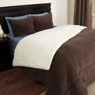 66-401-fq-c Lavish Home Comforter Set Queen Full Size Sherpa 886511726611
