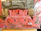 665721086414 Realtree Dark Pink Camoflage Queen Comforter Set