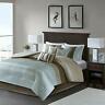 675716279288 Madison Park Amherst Faux Silk Comforter Contemporary Design