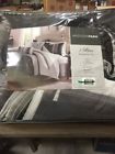 675716382667 Madison Park Posh Black Grey Striped Comforter Set