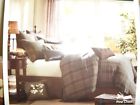 675716442750 Woolrich Pine Creek King Piece Brown Plaid Comforter