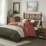 675716584597 Madison Park Serene Faux Silk Comforter Floral Embroidery