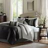675716735845 Madison Park Amherst Faux Silk Comforter Contemporary Design