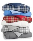675716765590 Home Design Down Alternative Plaid King Comforter Navy