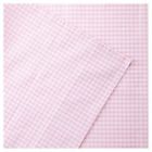 Mz20-0525 675716885397 White Pink And Plaid Full Gingham Cotton Sheet