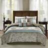 675716921552 Madison Park Comforter Faux Luxurious Jacquard Design All