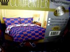 67614800181 Duke Regal White Blue Piece King Size Comforter