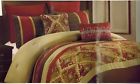 679610728057 Home Essentials King Comforter Set Mesa Geometric Red