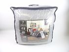 F5004 679610772272 Hallmart Collectibles Meridian Reversible Queen Comforter Set