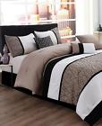679610781601 Hallmart Collectibles Sergio Pc Queen Comforter Set Taupe