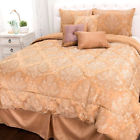 680243538456 North Shore Living Joyce Floral Jacquard Comforter Set