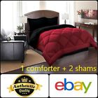 689827870838 Reversible Comforter Set Piece Shams Full Queen Size