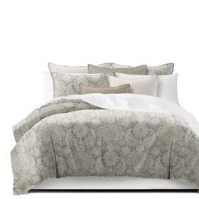 6ix Tailors 685693009105 Osha Taupe/beige Comforter And Pillow Sham S Set