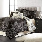 6pcfolcomf-bliq Spiritlineninchotel5thave Queen Black-ivory 6-piece 659066006510