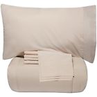 6pcsht1pccmfcrmt Sweet Home Collection Solid Color Comforter And Sheet 842491109813