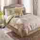 Bh45-001-799-21 7-piece Better Homes And Gardens King Bedding Comforter Set Gold Accent Damask Bedroom Machine Washable