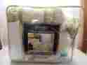 Vivian7-ck 7-piece Nanshing Vivian Cal King Jacquard Comforter Set Ivory