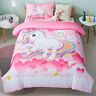 706543646667 Phantasim Unicorn Rainbow Comforter Set Twin Soft