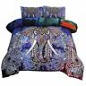 725732029593 Bohemian Comforter Sets Queen Microfiber Bedding Exotic Elephant