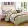 72763 Sage Brown Vines Bedding 7pc Comforter Set Full Queen King Bedspread