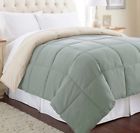 733281593397 Unbranded Dusty Sage Comforter King Size Reversible Down