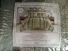 734737427815 Leila Brand New King Piece Comforter Set Retail