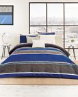734737548459 Lacoste Mendi Blue Cotton King Comforter Set