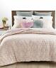 734737549708 Martha Stewart Collection Clipped Jacquard Diamonds Reversible King